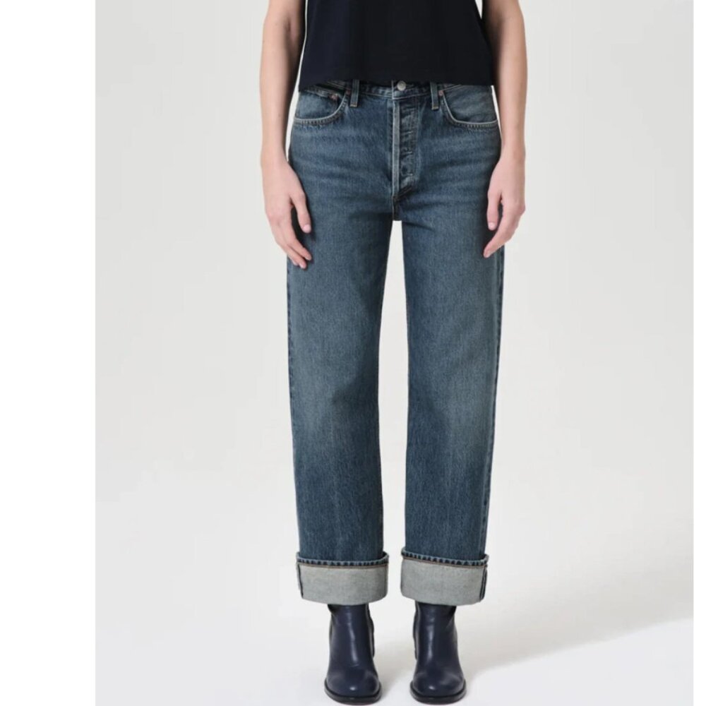 AGOLDE Fran Straight Leg Jeans in Dwell Size 29